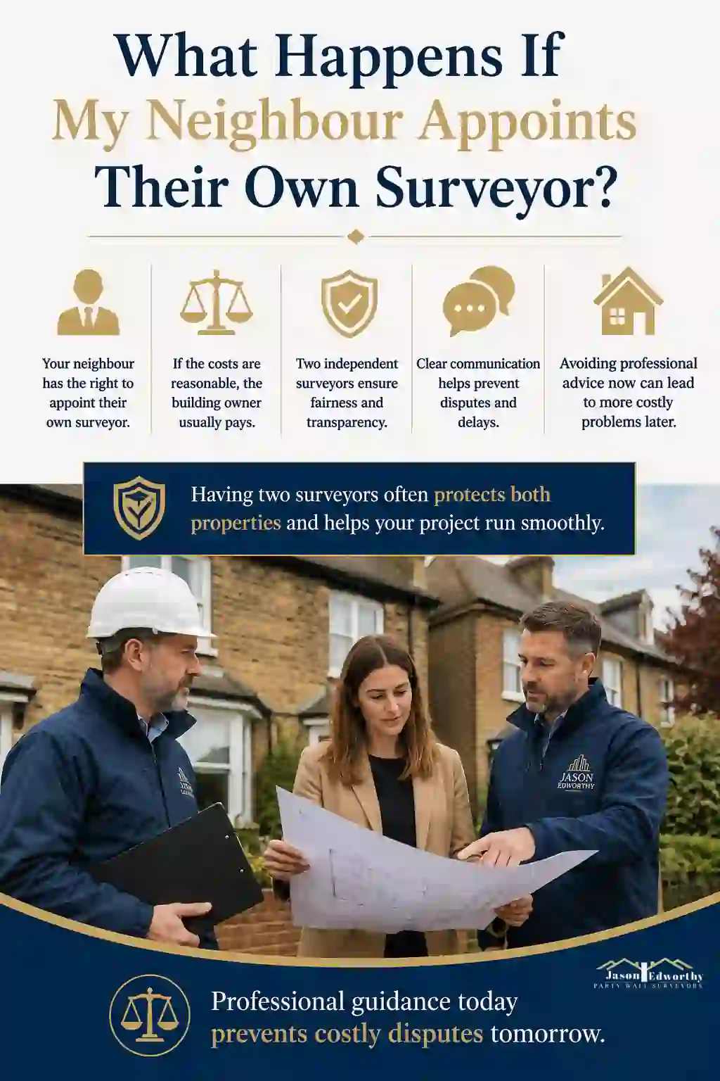 What Happens If My Neighbour Appoints Their Own Surveyor Tewkesbury?